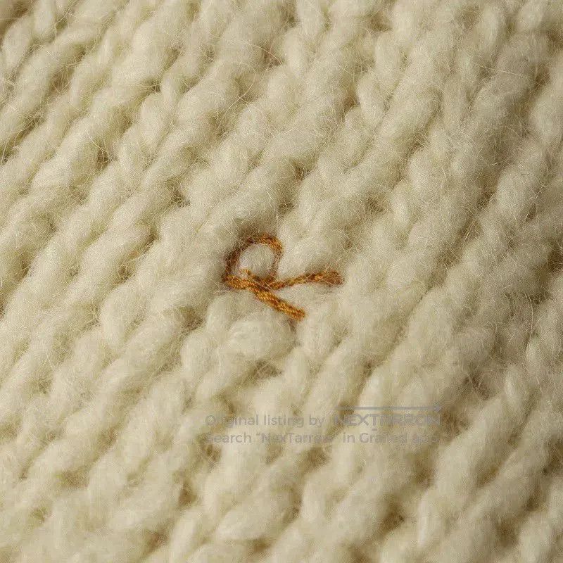 45rpm Ivory Wool Knit Sweater. Size M / US 6-8 / IT 42-44 - 7 Thumbnail