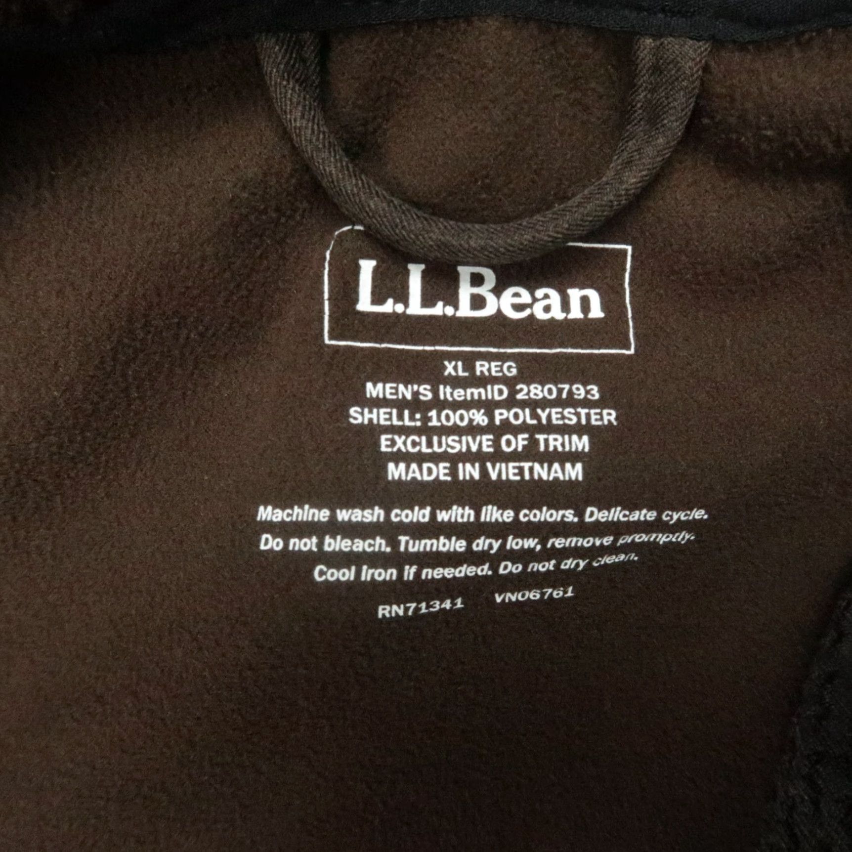 Vintage VINTAGE LL Bean Jacket Mens XL Brown Full Zip Pockets Hooded Bomber Outdoors Size US XL / EU 56 / 4 - 3 Thumbnail