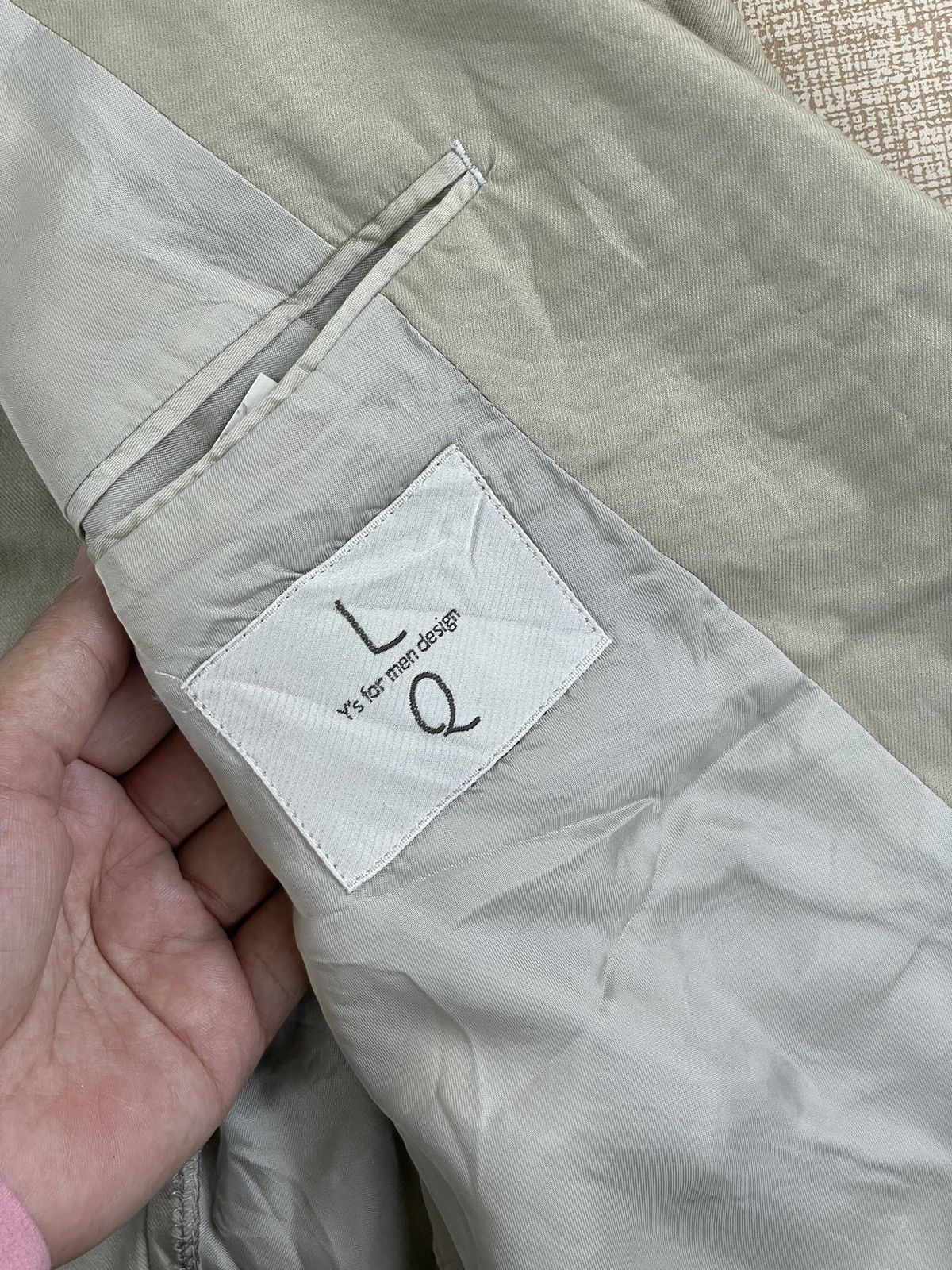 Vintage × Y's for Men × Yohji Yamamoto Vintage Yohji Yamamoto L.Q Y’s For Men Blazer Jacket Size US M / EU 48-50 / 2 - 15 Thumbnail