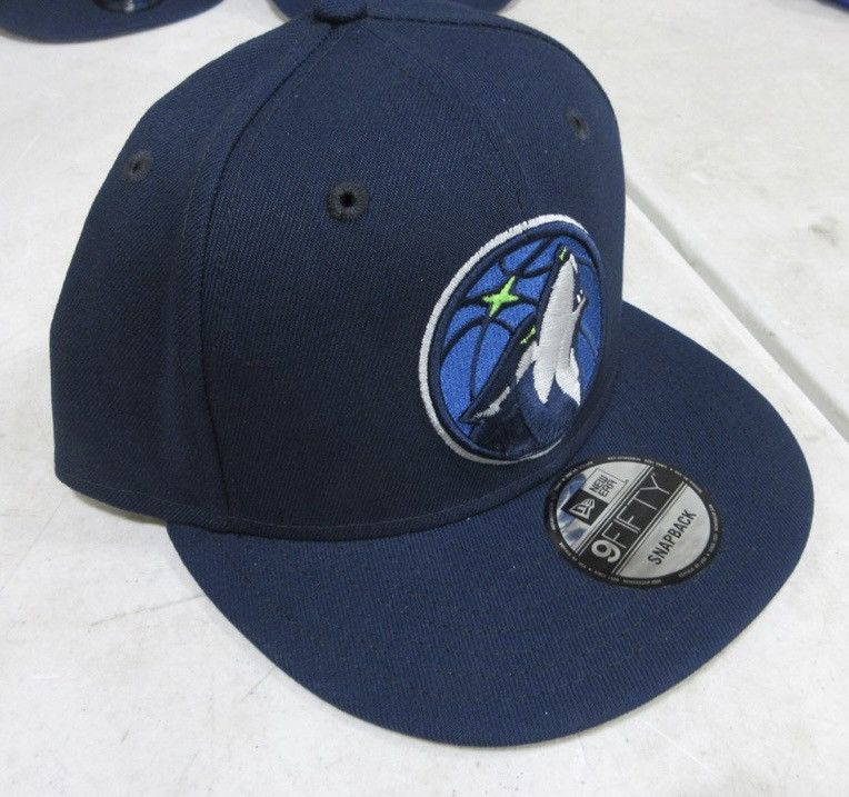 New Era New Era Navy Minnesota Timberwolves Snapback Hat Size ONE SIZE - 2 Thumbnail