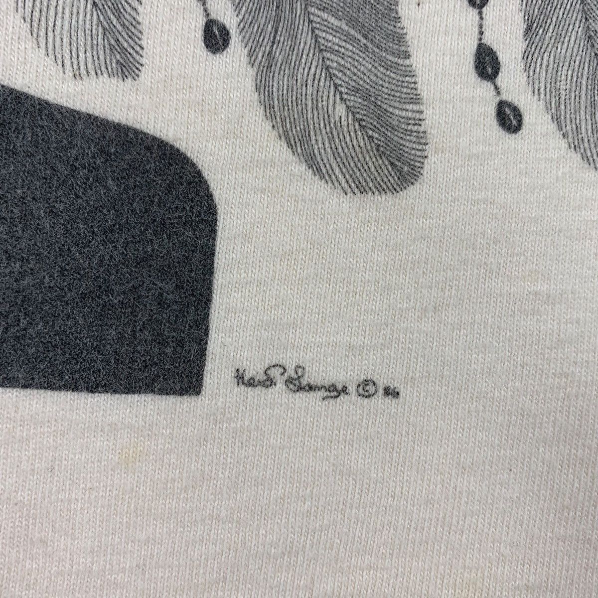Hanes × Vintage Vintage native AFRICAN art By heidi lange 96 tee Size US M / EU 48-50 / 2 - 9 Thumbnail