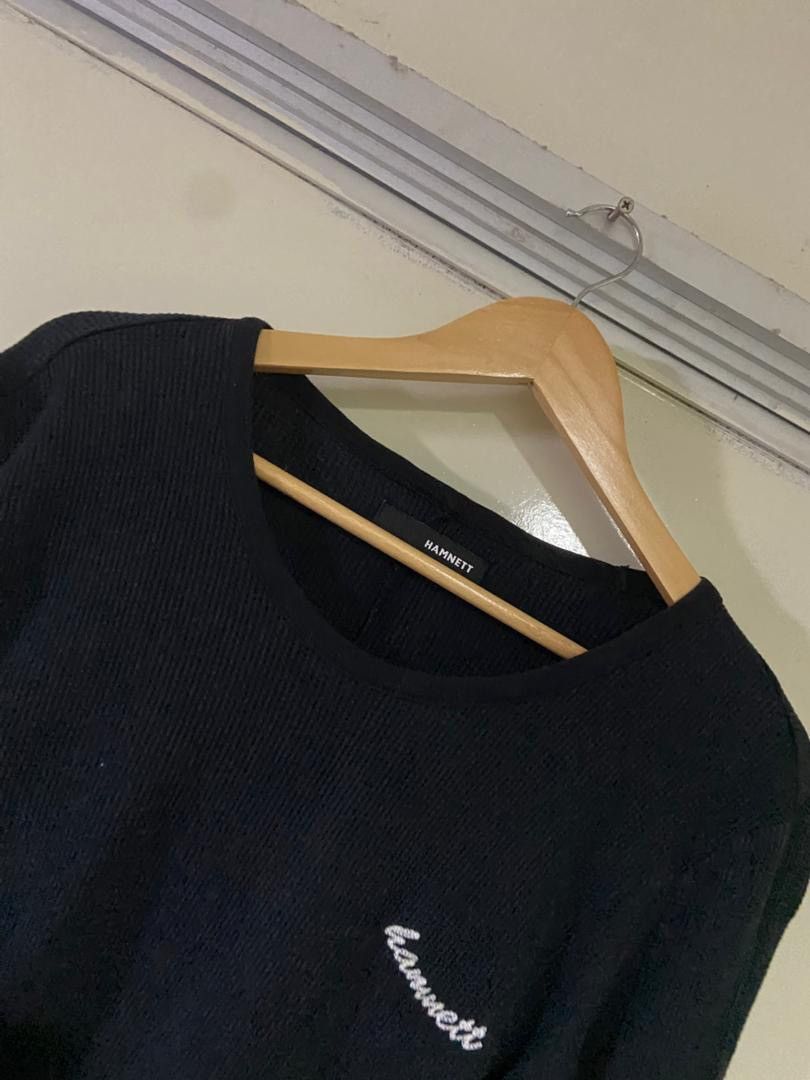 Japanese Brand Hamnett Thermal Waffle Long Sleeve Shirt (173) Size XXS / US 00 / IT 34 - 6 Thumbnail