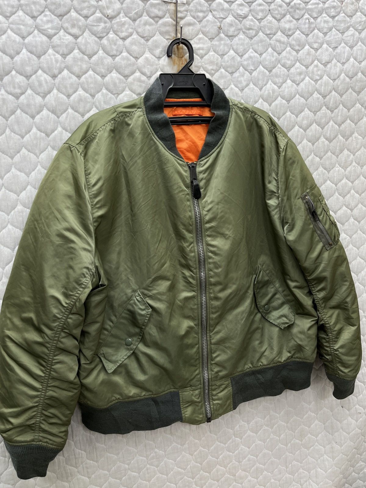 Alpha Industries 🔥🔥🔥STEALS ALPHA INDUSTRIES MILITARY MA1 FLIGHT JACKET Size US XL / EU 56 / 4 - 2 Thumbnail