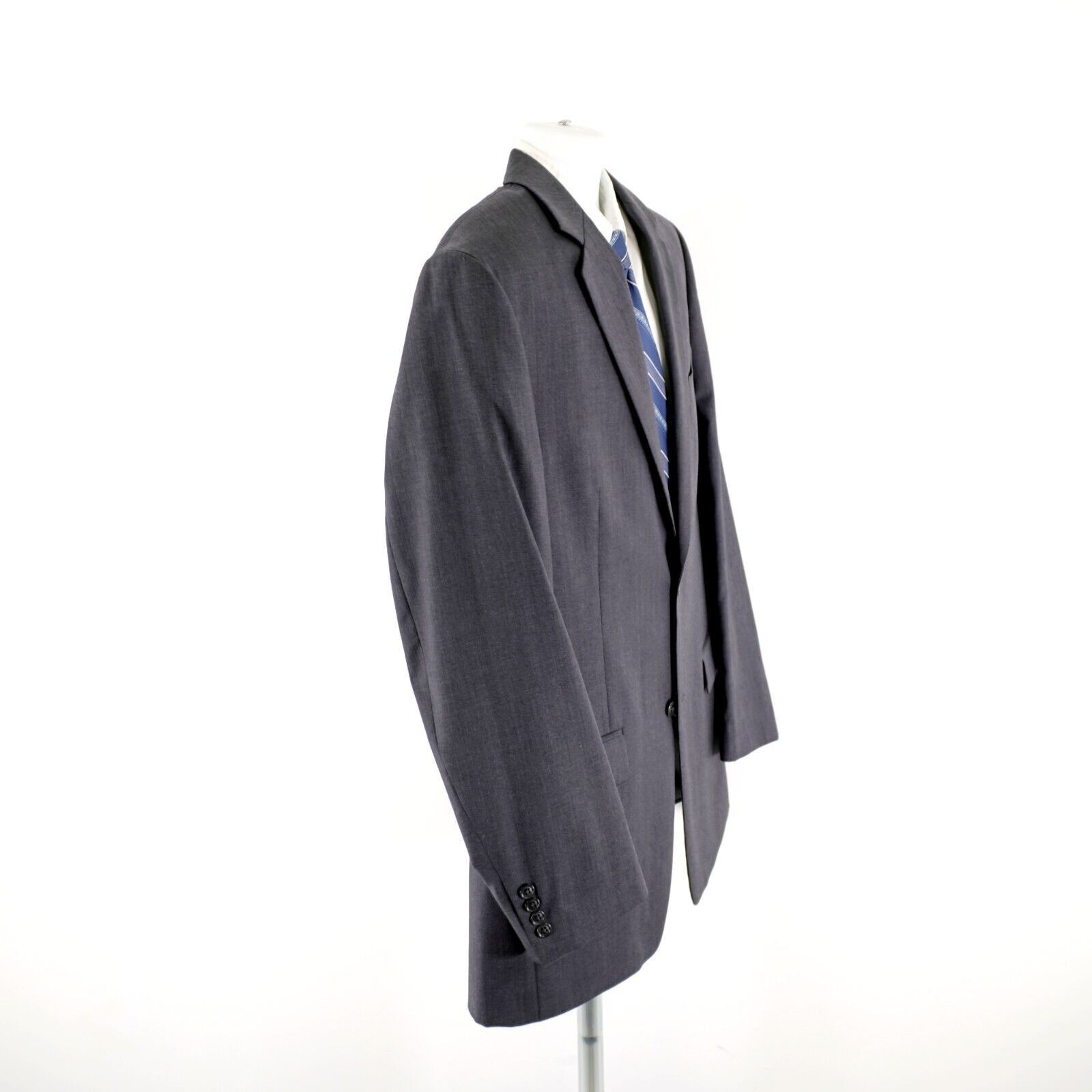 Calvin Klein Calvin Klein Wool Gray 2 Button 2 Piece Suit 42L 36/32 High Size 42L - 10 Thumbnail