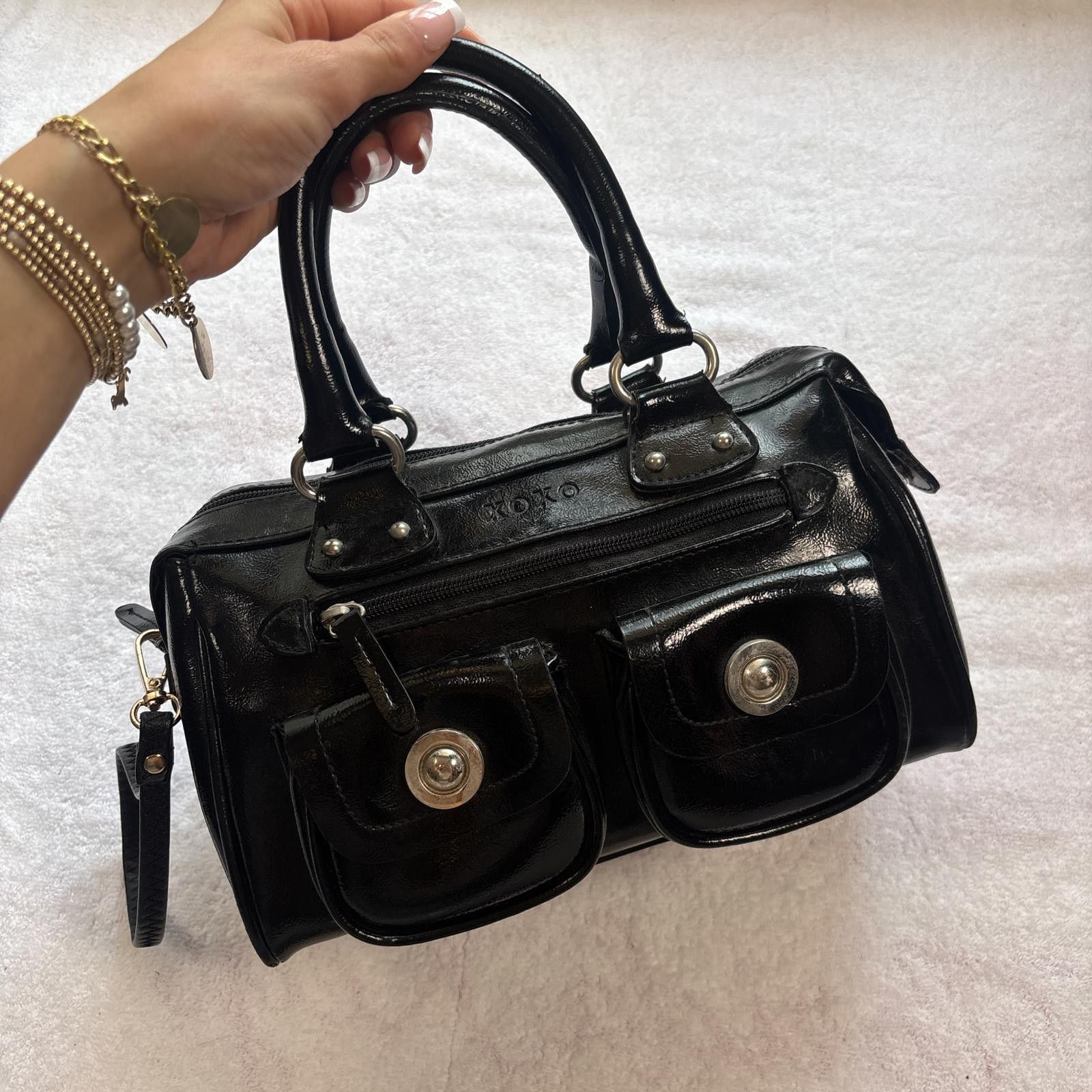 XOXO y2k XOXO leather double pocket hand bag purse Size ONE SIZE - 2 Thumbnail