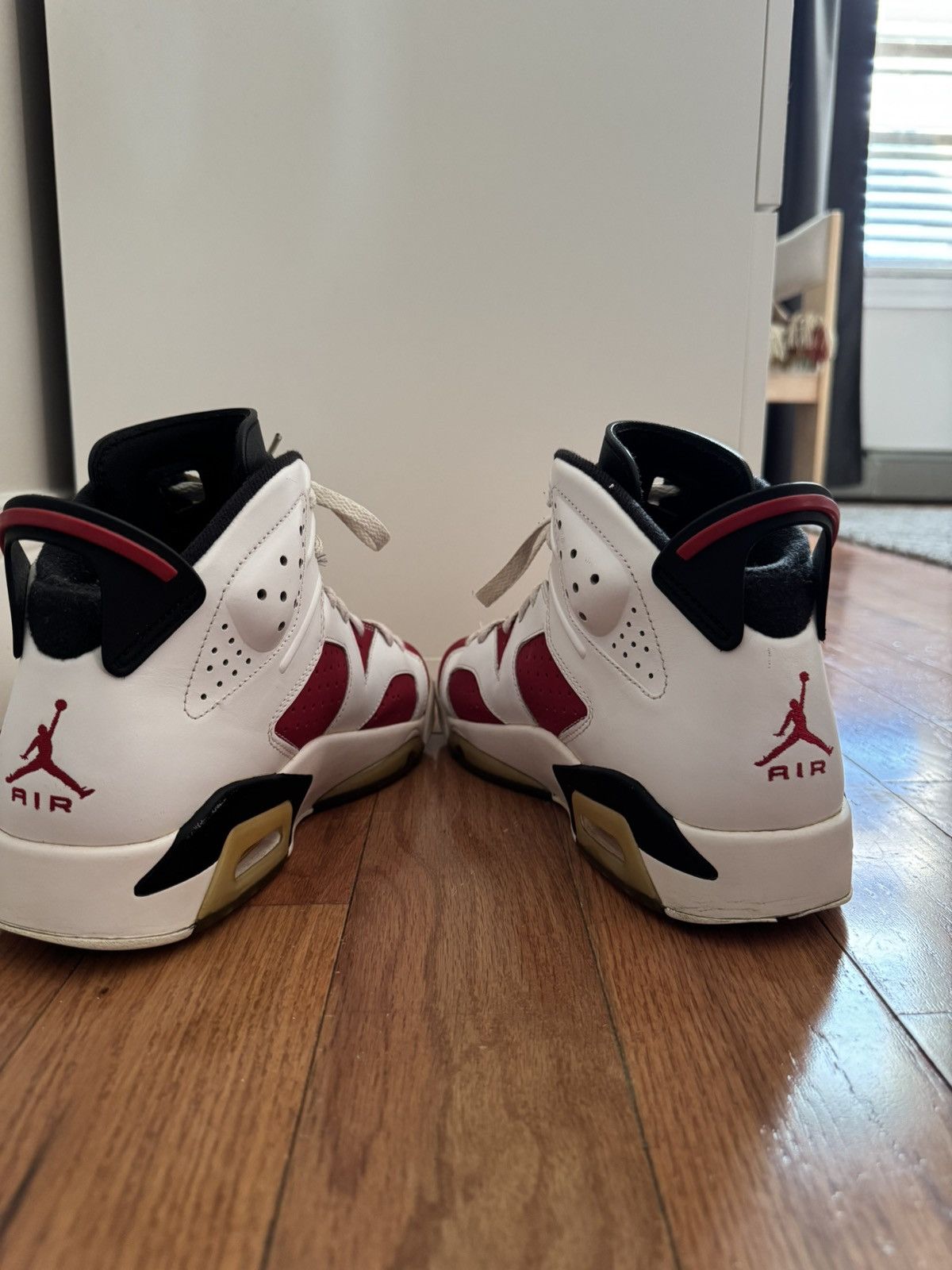 Jordan Brand Nike Air Jordan Retro 6 "Carmine" Men’s US Sz 9 Size US 9 / EU 42 - 4 Thumbnail