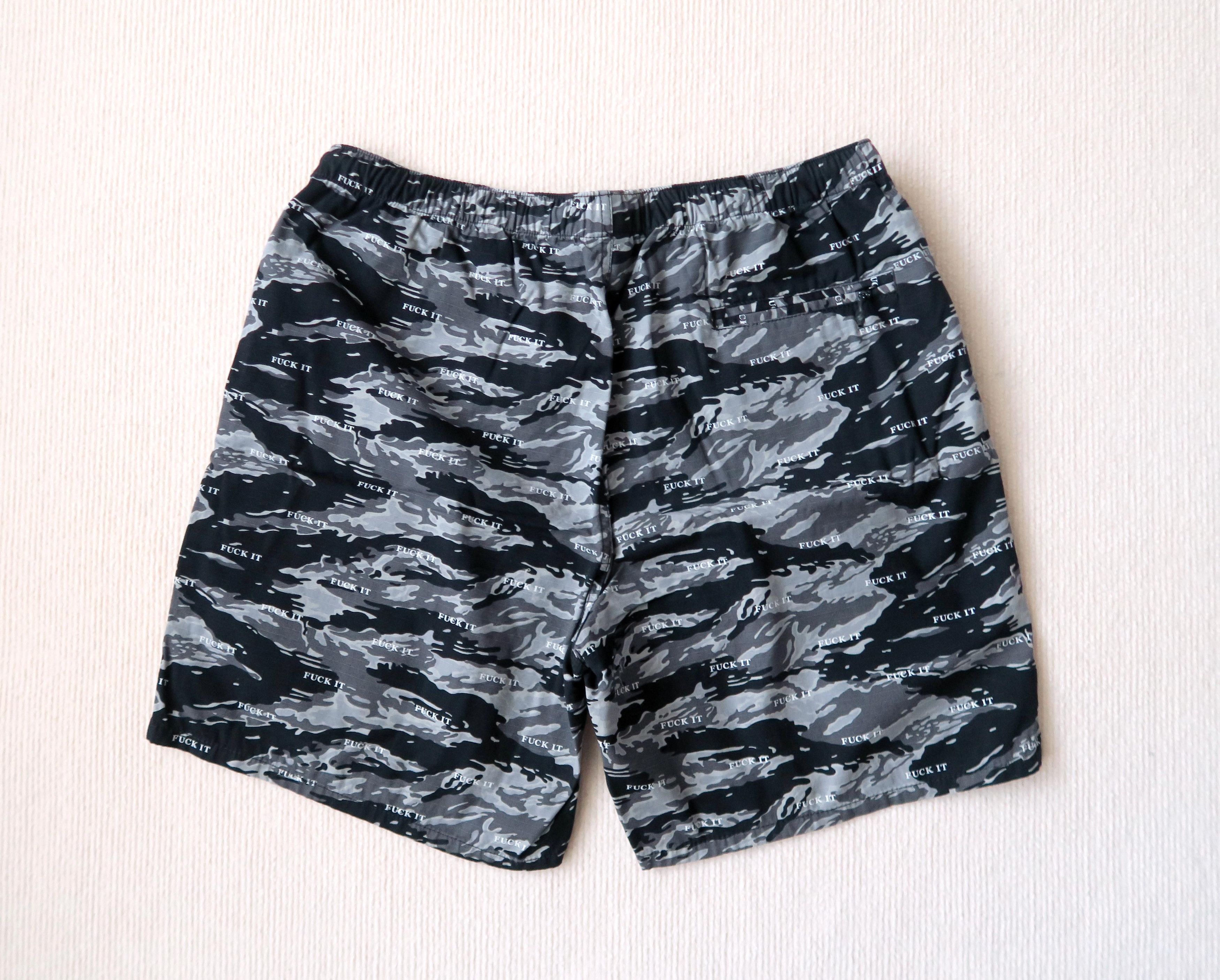 Huf HUF “Fxxk It” Tiger Army Camo Easy Shorts Size US 32 / EU 48 - 8 Thumbnail