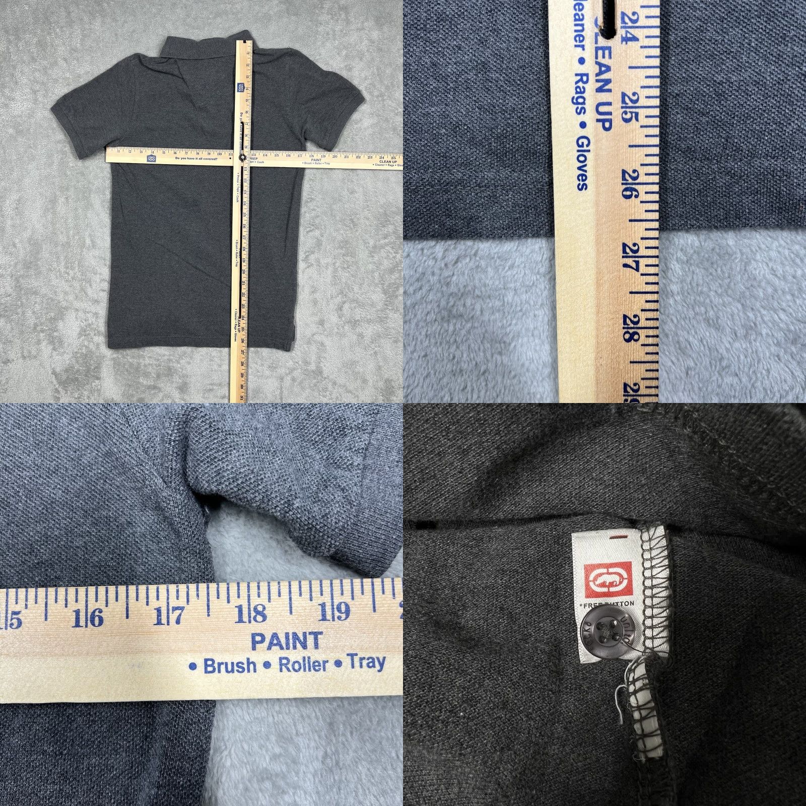 Ecko Unltd. VINTAGE Ecko Unltd. Polo Shirt Mens XS Embroidered Rhino Logo Heather Dark Grey Shirt XS Mens Gray Short Sleeve Polo Clothing Mens Perspective Size US XS / EU 42 / 0 - 8 Thumbnail