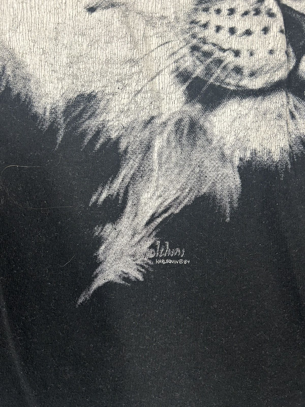 Vintage Crazy Vintage 1984 Black Animal Graphic Tee Shirt Essential Size US S / EU 44-46 / 1 - 2 Thumbnail