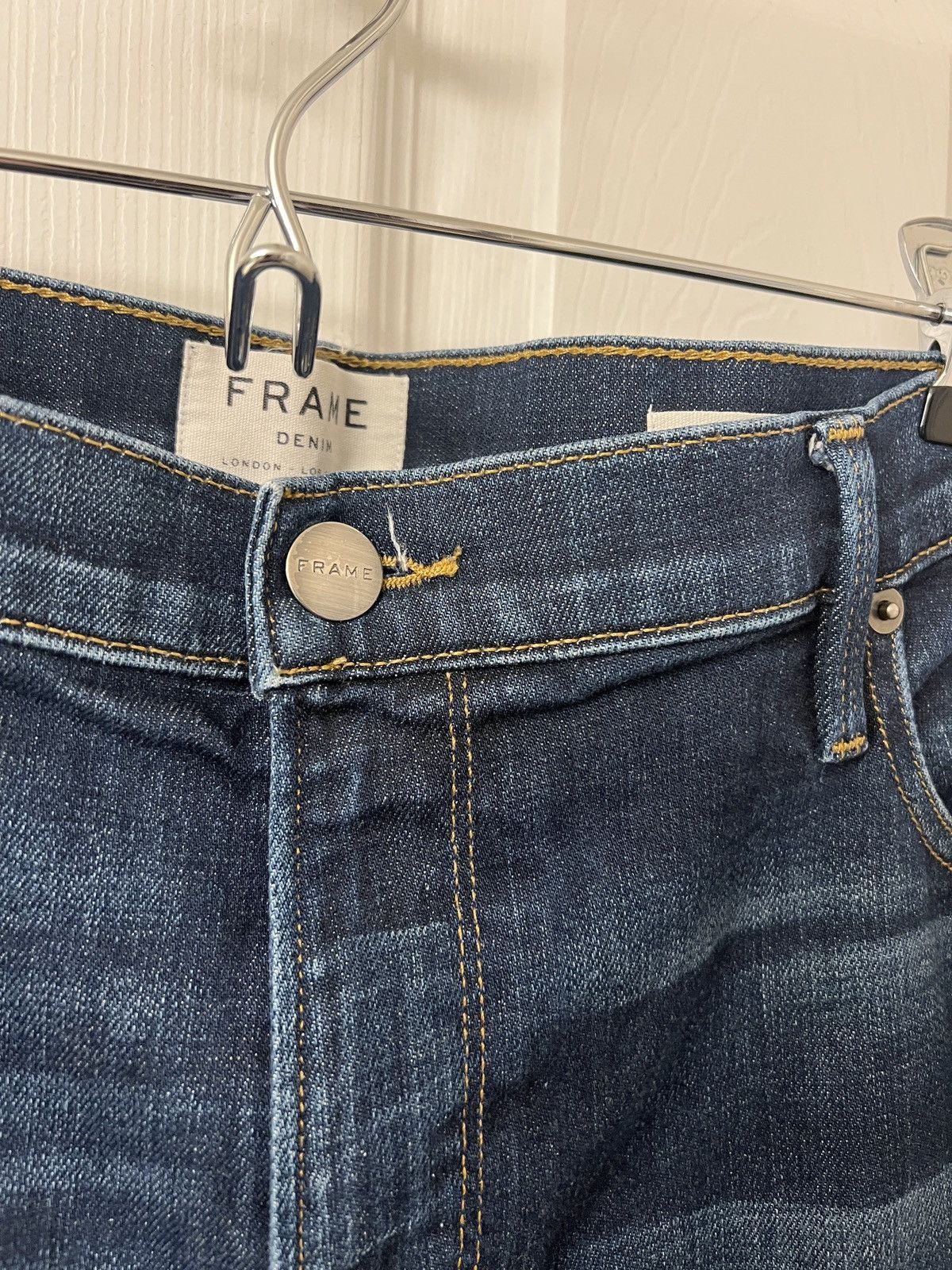 Frame Vintage Frame L’Homme Stretch Skinny Jeans 39x30 Made in USA Size US 38 / EU 54 - 3 Thumbnail