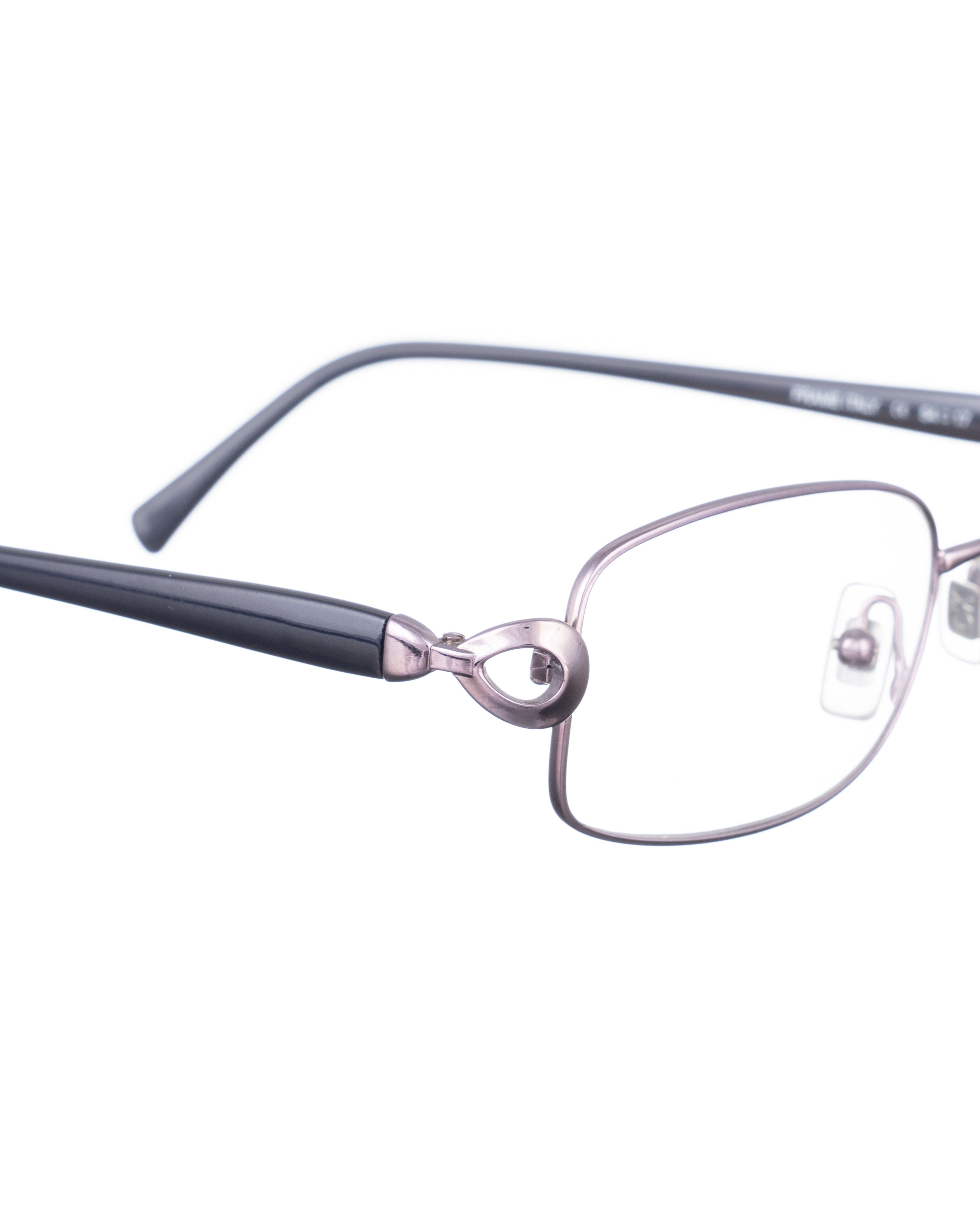 Calvin Klein Calvin Klein 00s Dark Metallic Black Thin Glasses Size ONE SIZE - 2 Thumbnail