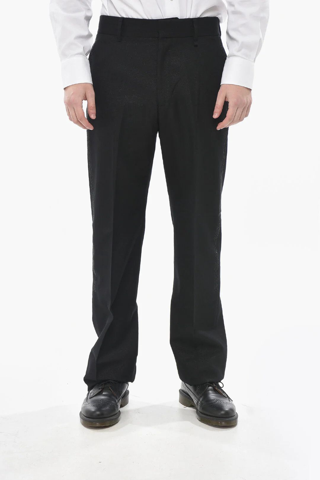 Givenchy og1mm0326 Lurex Pant in Black Size US 32 / EU 48 - 1 Thumbnail