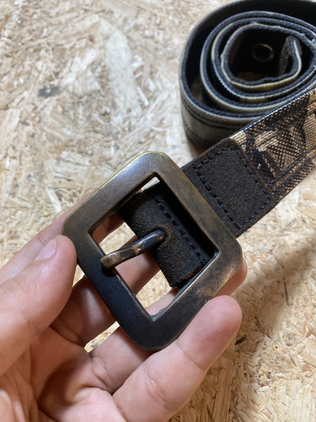 Final Home Vintage Final Home Camouflage Canvas Belt Size ONE SIZE - 2 Thumbnail