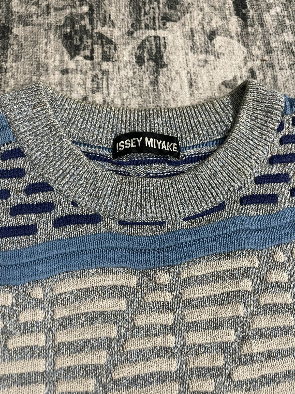 Issey Miyake Issey Miyake Short Sleeve Knit Size US L / EU 52-54 / 3 - 7 Thumbnail