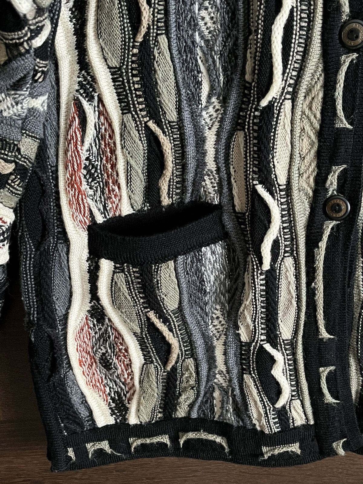 Coogi × Vintage AklandaAustralia vintage cardigan avant garde merino sweater Size S / US 4 / IT 40 - 2 Thumbnail