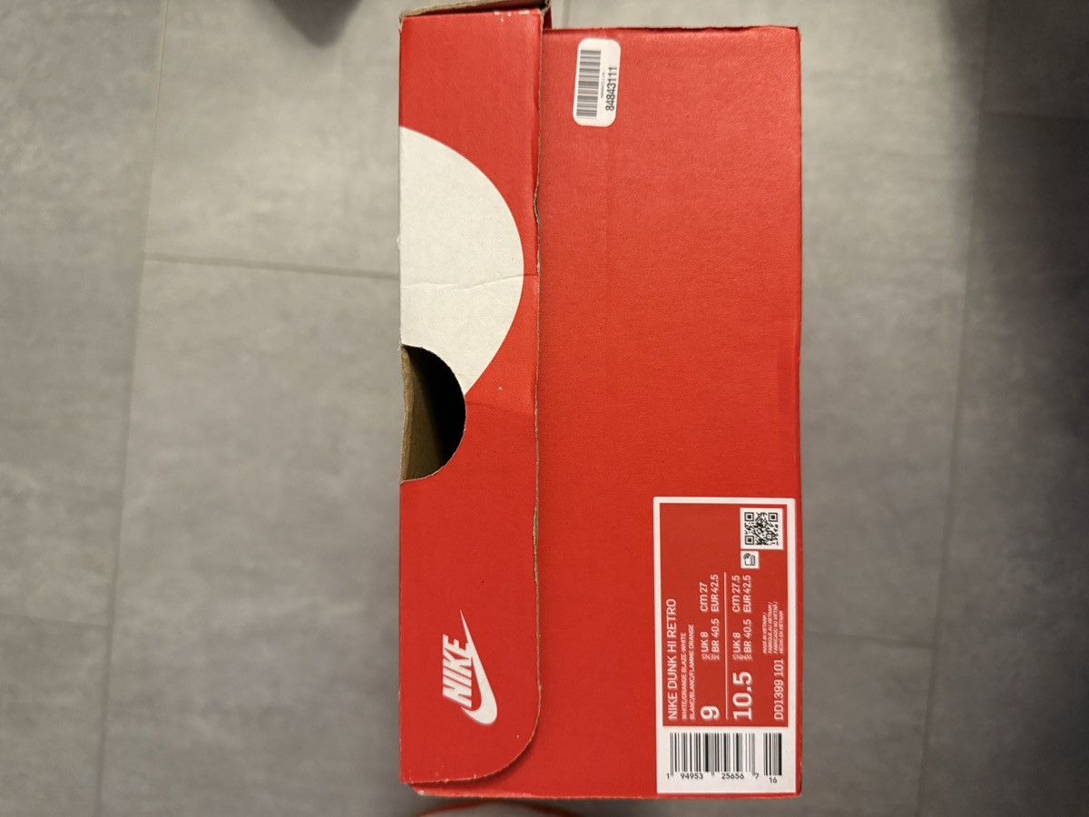 Nike Nike dunk HI Retro “Syracuse” Size US 9 / EU 42 - 12 Thumbnail