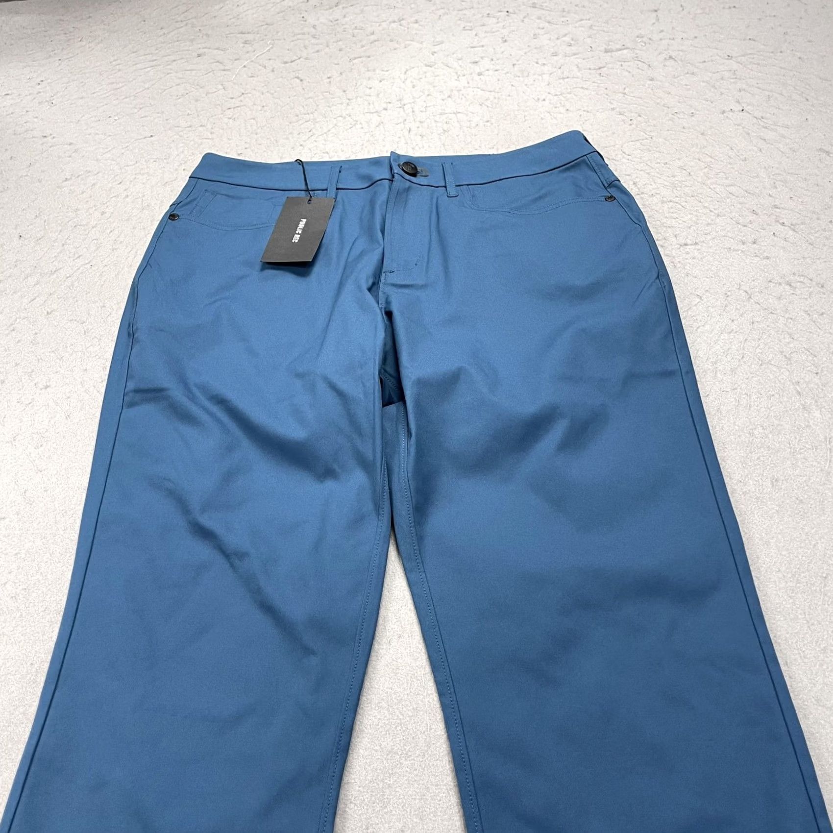 Vintage Public Rec Dealmaker Pants Mens 32x28 Chino 5 Pocket Blue Ocean Solid NWT Size US 32 / EU 48 - 5 Thumbnail