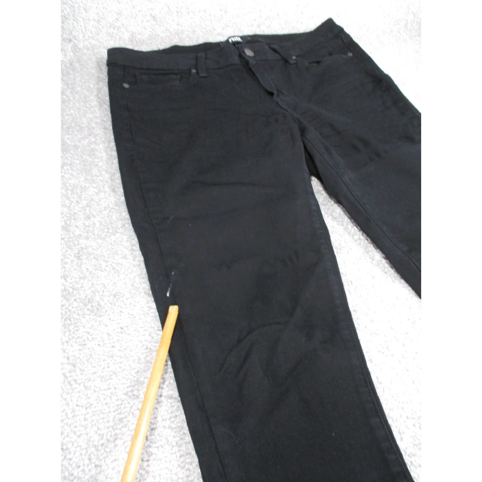 Paige Paige Verdugo Jeans Womens 31 Black Ankle Skinny Denim Size 24" / US 00 / IT 34 - 2 Thumbnail