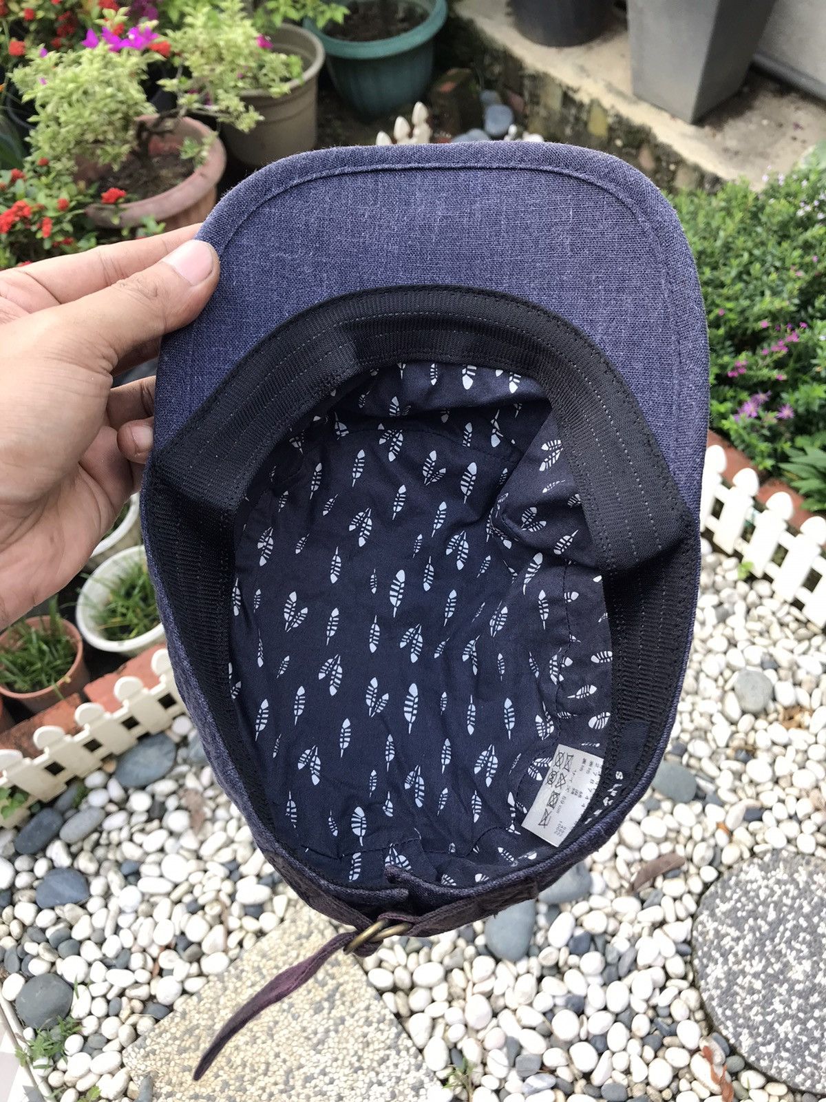Beams Plus VINTAGE BEAMS CHAMBRAY PATROL ARMY DESIGN CAP HAT 🇯🇵 Size ONE SIZE - 8 Thumbnail