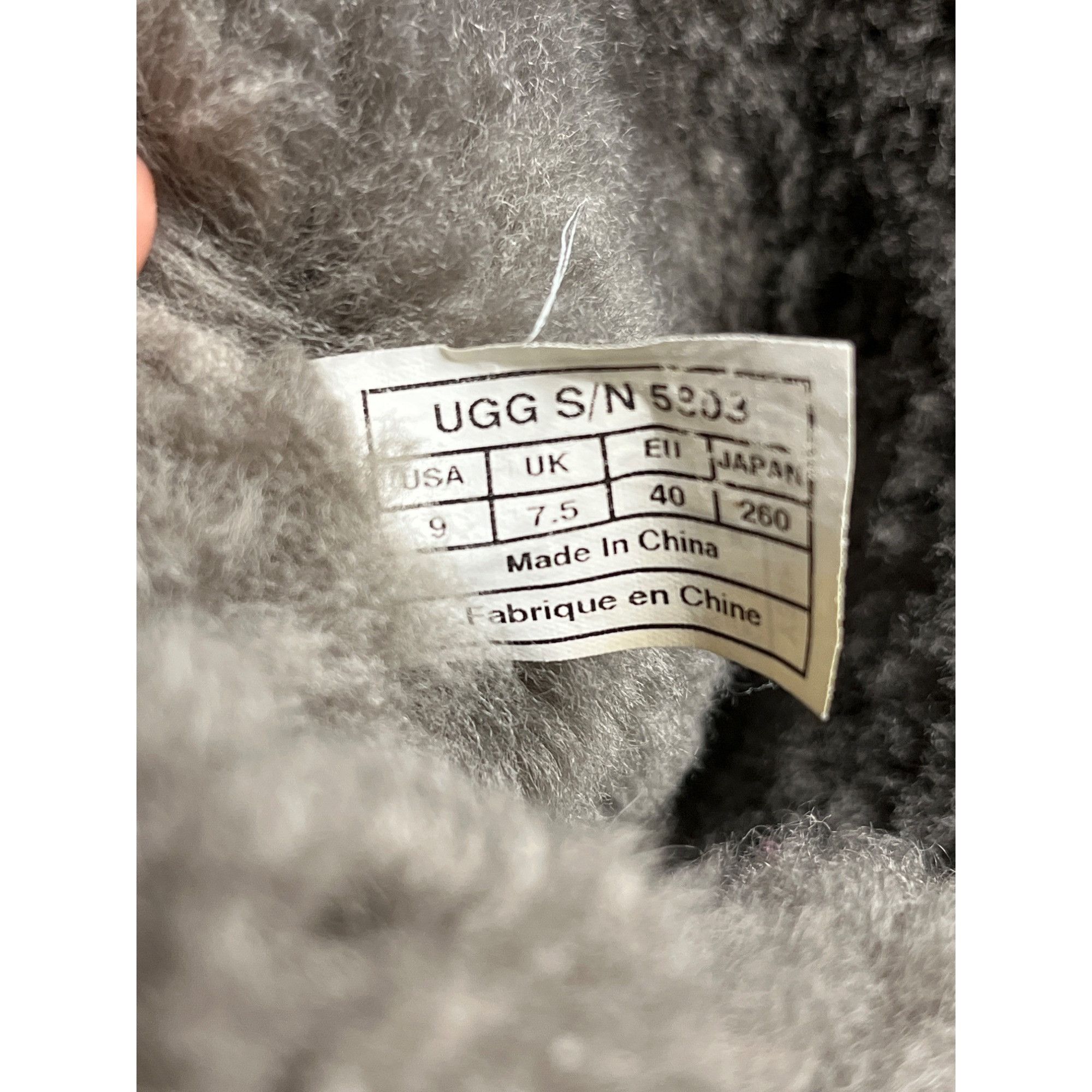 Ugg Ugg Australia Women's Grey Leather Shoes/Boots Size 9 SKU 56 Size US 9 / IT 39 - 9 Thumbnail