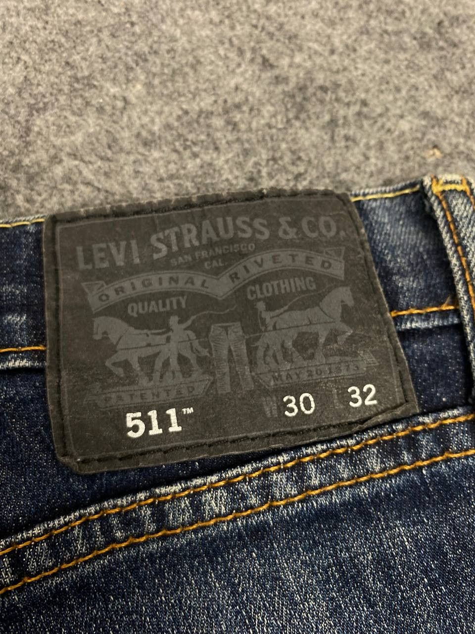 Levi's levis 511 slim distressed denim nice design Size US 32 / EU 48 - 5 Thumbnail