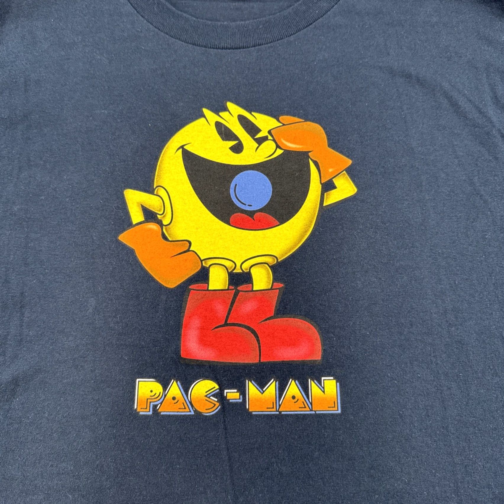 Spell Vintage Y2K Pacman Namco Giant Tag Spell Out Video Game Graphic T-Shirt Size L Size US L / EU 52-54 / 3 - 2 Thumbnail