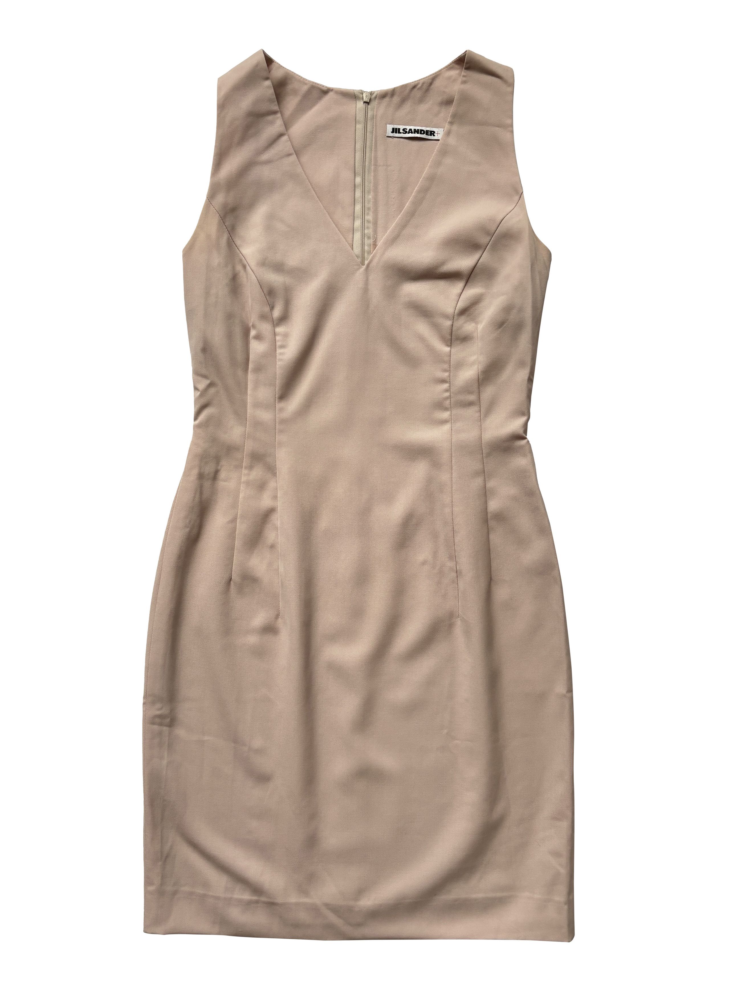 Jil Sander ⚡️QUICK SALE⚡️Jil Sander Pale Pink Sleeveless Midi Dress Size S / US 4 / IT 40 - 1 Thumbnail