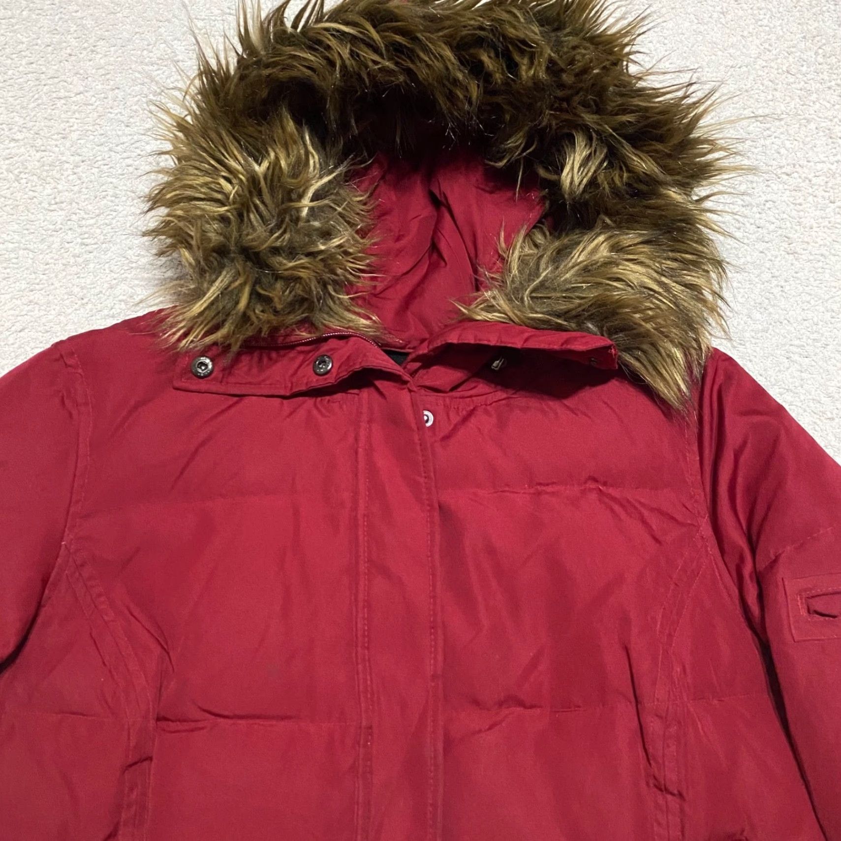 Calvin Klein Calvin Klein Womens Jacket M Red Parka Hooded Full Zip Puffer Cozy Weathergear Insulated Streetwear Size M / US 6-8 / IT 42-44 - 6 Thumbnail