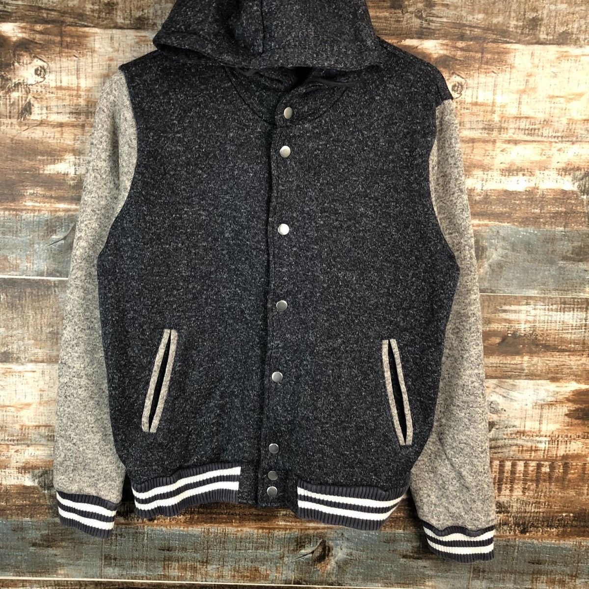 Japanese Brand Sevendays Sundays Dark Brown Bombers Jacket #A1587 Size US S / EU 44-46 / 1 - 6 Thumbnail