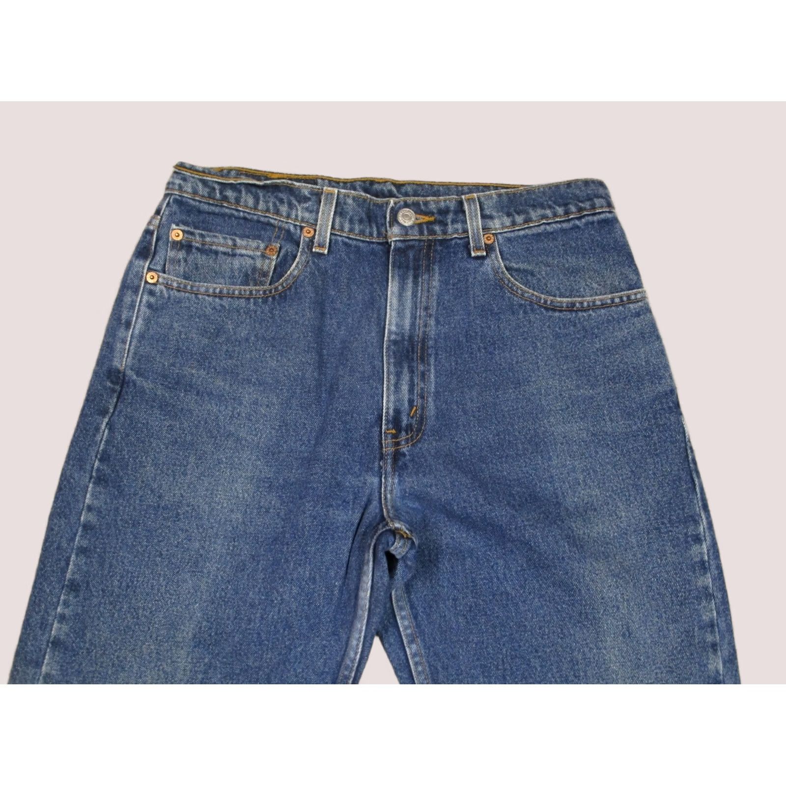 Levi's VINTAGE Levi's 505 Jeans Men 33x30 Blue Regular Fit Pants Dark Wash 90s Boys Girls Mens Womens Size US 33 - 1 Thumbnail