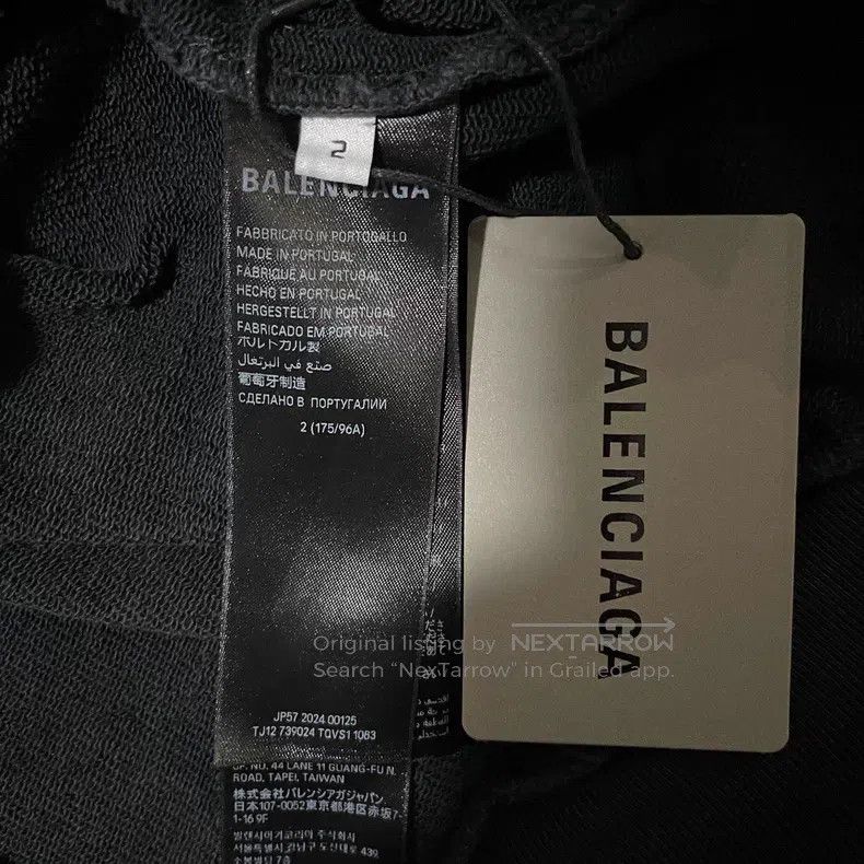 Balenciaga Balenciaga Statue of Liberty destruction hooded sweatshirt Size US M / EU 48-50 / 2 - 5 Thumbnail