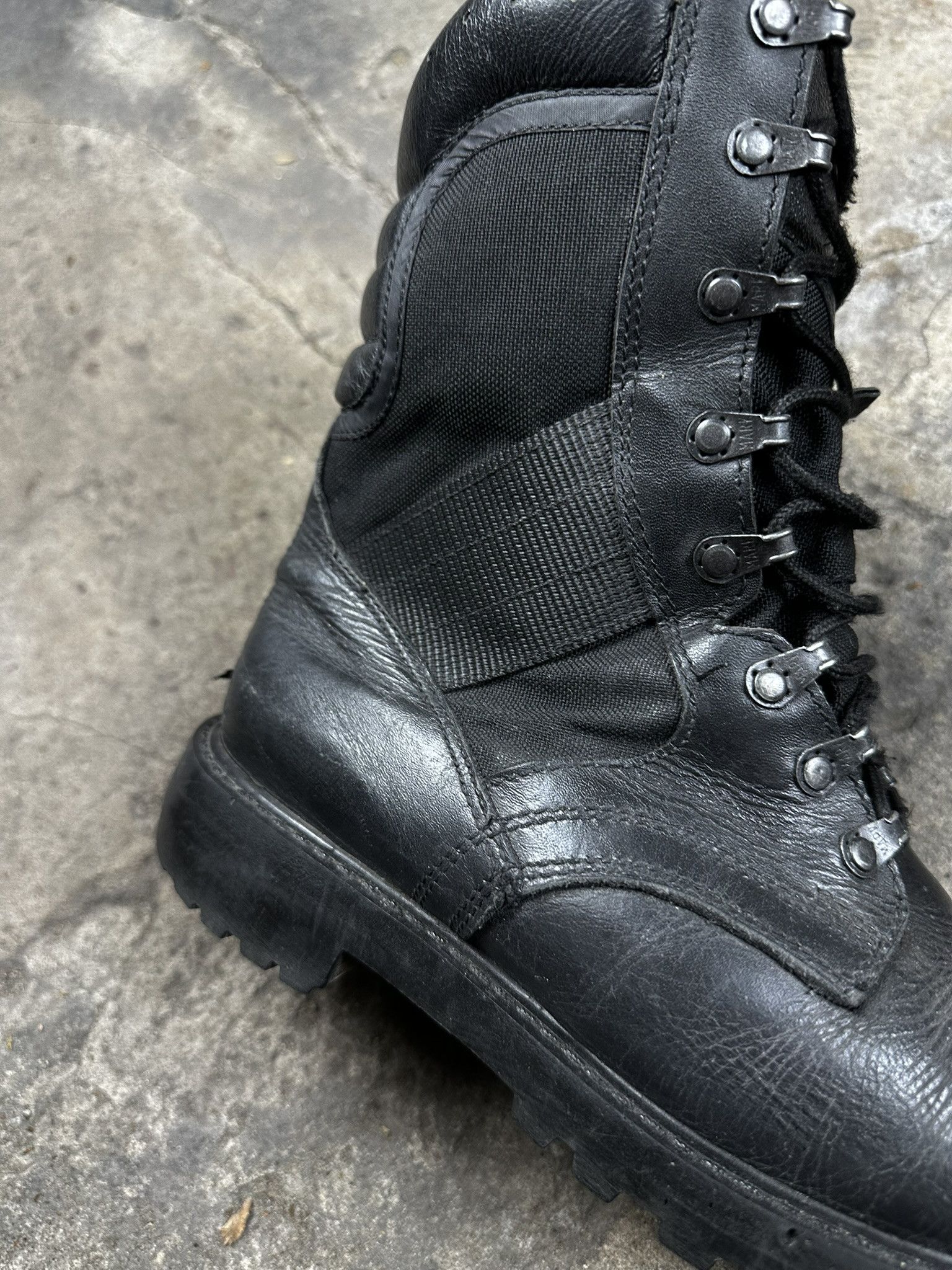 Vintage Vintage Polish Army Combat Leather Boots Size US 9.5 / EU 42-43 - 5 Thumbnail