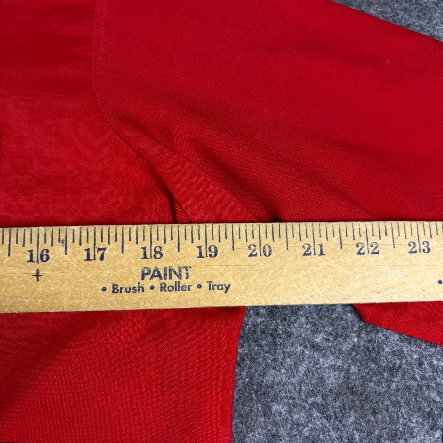 Vintage VINTAGE Glenbrooke Jr Penn-Prest Red Button Down Shirt Long Sleeve Solid Shirt S Red 70s Preppy Mens Boys Size US S / EU 44-46 / 1 - 3 Thumbnail