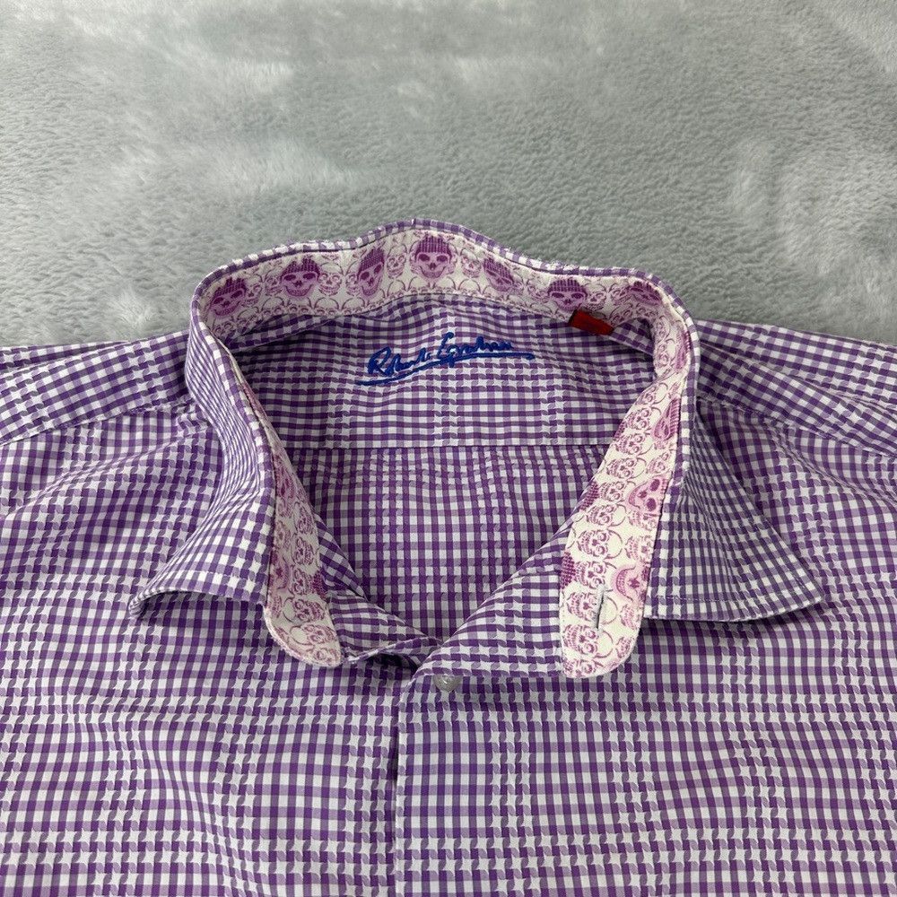 Robert Graham Robert Graham Long Sleeve Squared Pattern Dress Up Men’s Si Size US XL / EU 56 / 4 - 9 Thumbnail