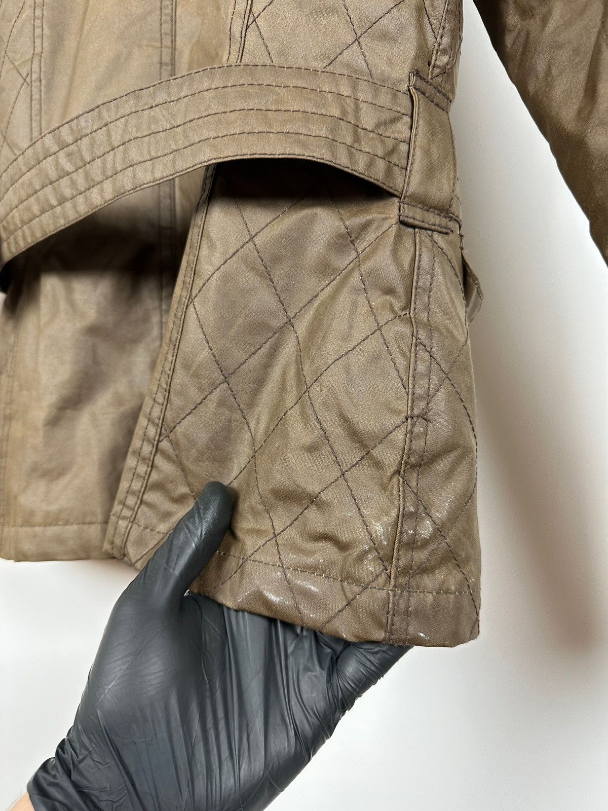 Barbour Women’s Barbour Wax Quilted Belt Brown Jacket Size M / US 6-8 / IT 42-44 - 20 Thumbnail