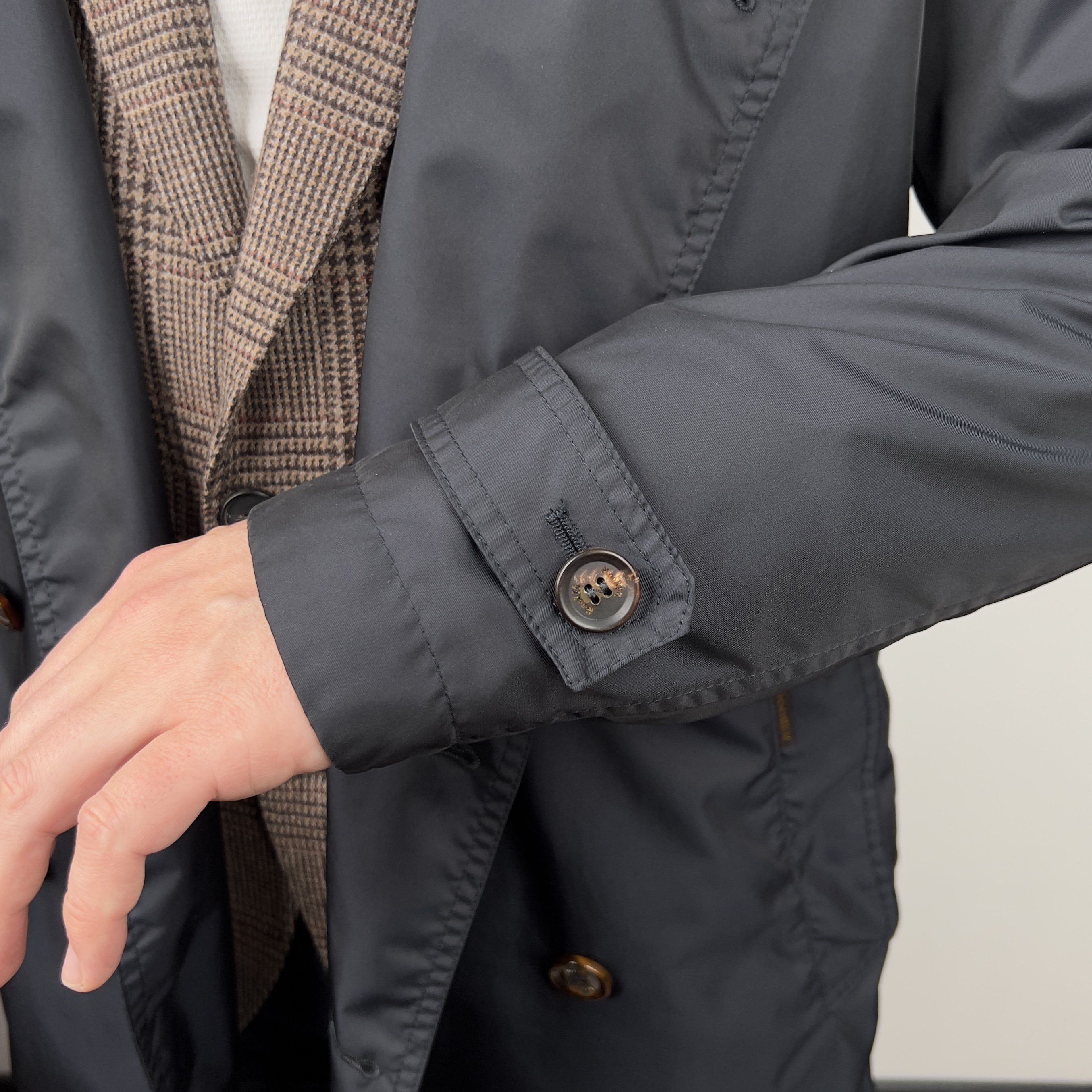 MooRER Authentic Melfi Acqua Double Breasted Trench Coat Belted Size US M / EU 48-50 / 2 - 11 Thumbnail