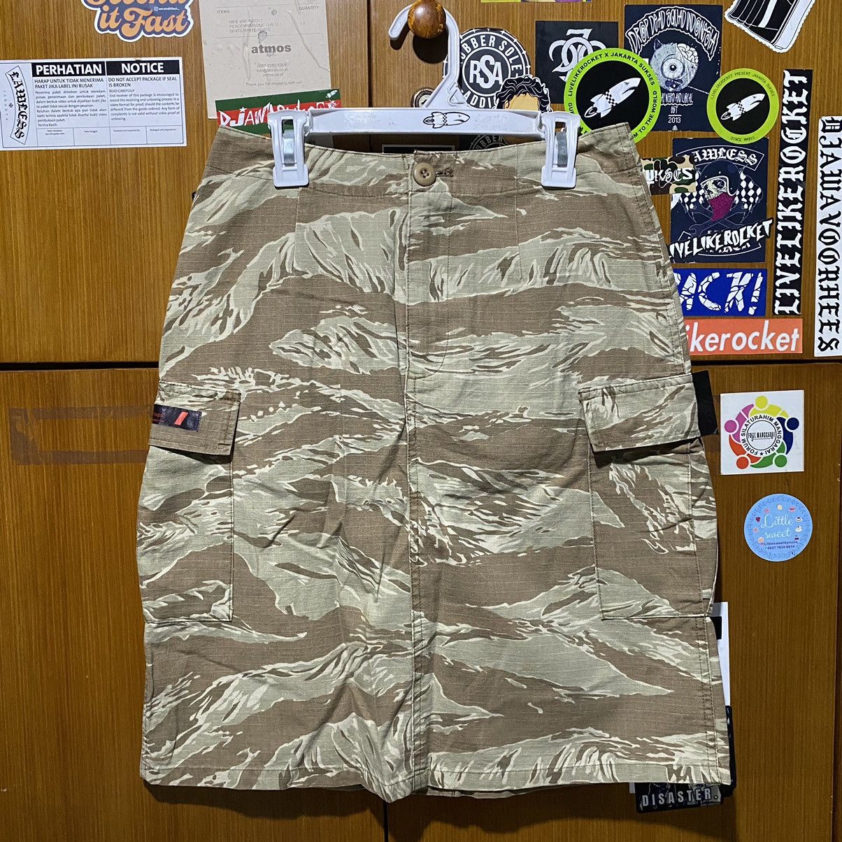 image of Archival Clothing x Undercover Wtaps Undercover Vintage Tiger Camo Skirt, Women's (Size 27)