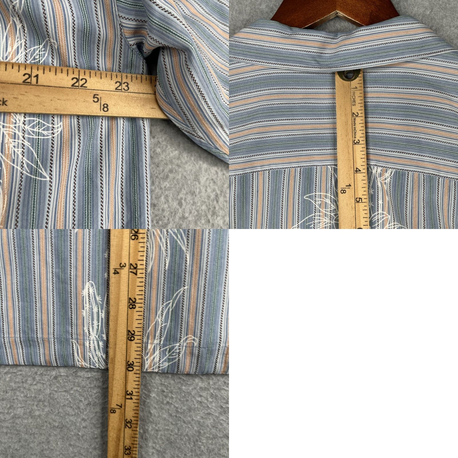 Vintage Jamaica Jaxx Silk Shirt Short Sleeve Button-Up Floral Blue M Mens Size US M / EU 48-50 / 2 - 8 Thumbnail