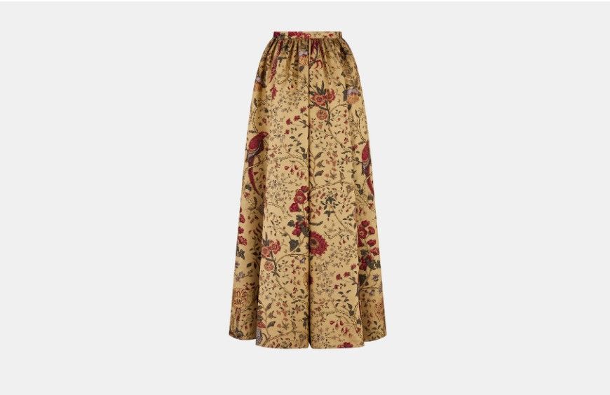 Dior o1w1db10425 411J34A Midi Skirt in Multicolor Size 26" / US 2 / IT 38 - 2 Thumbnail