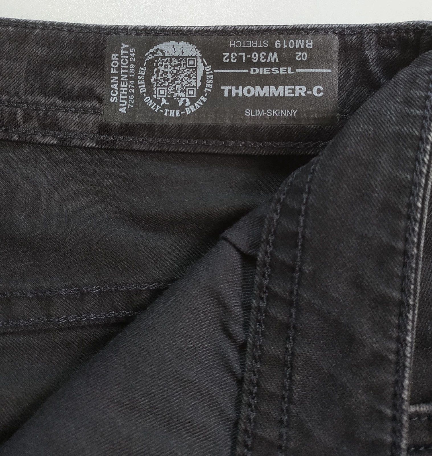 Diesel Diesel THOMMER-C L.32 MENS JEANS T/9610 Size US 36 / EU 52 - 7 Thumbnail