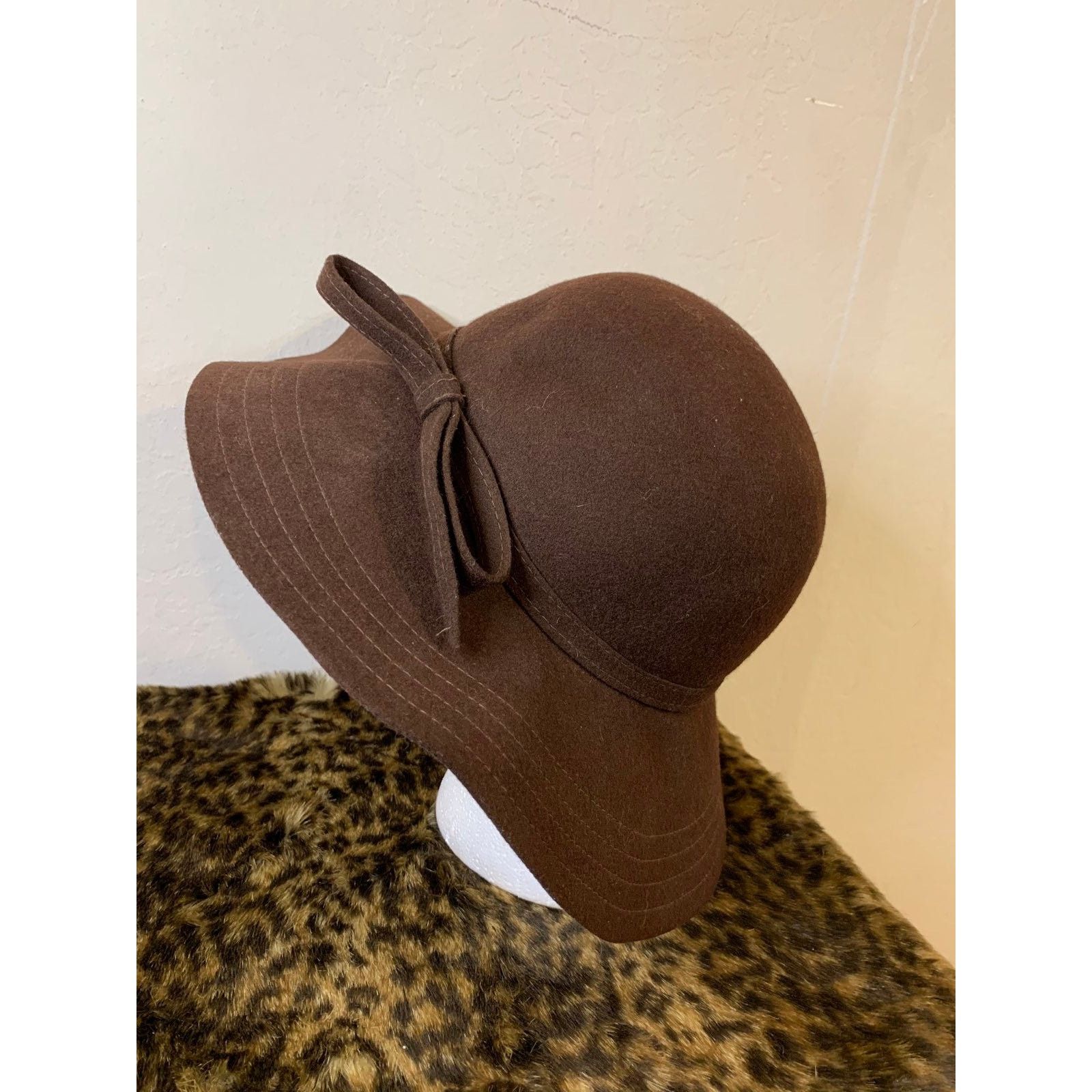 Other Wool Hat Brown Color Women One Size Fit All Size ONE SIZE - 10 Thumbnail