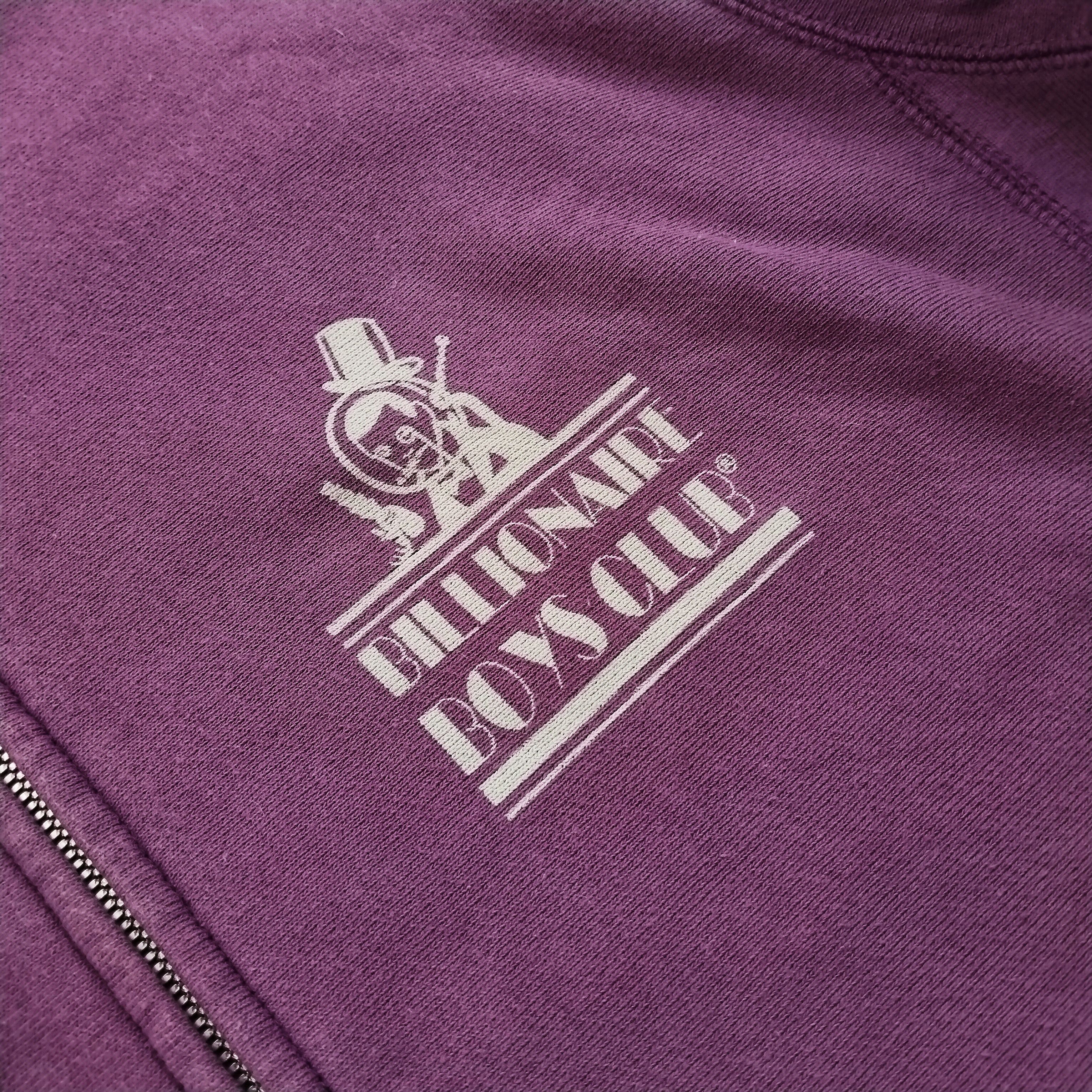 Billionaire Boys Club 2009 Billionaire Boys Club Ice Cream Purple Full Zip Hoodie Size US L / EU 52-54 / 3 - 5 Thumbnail