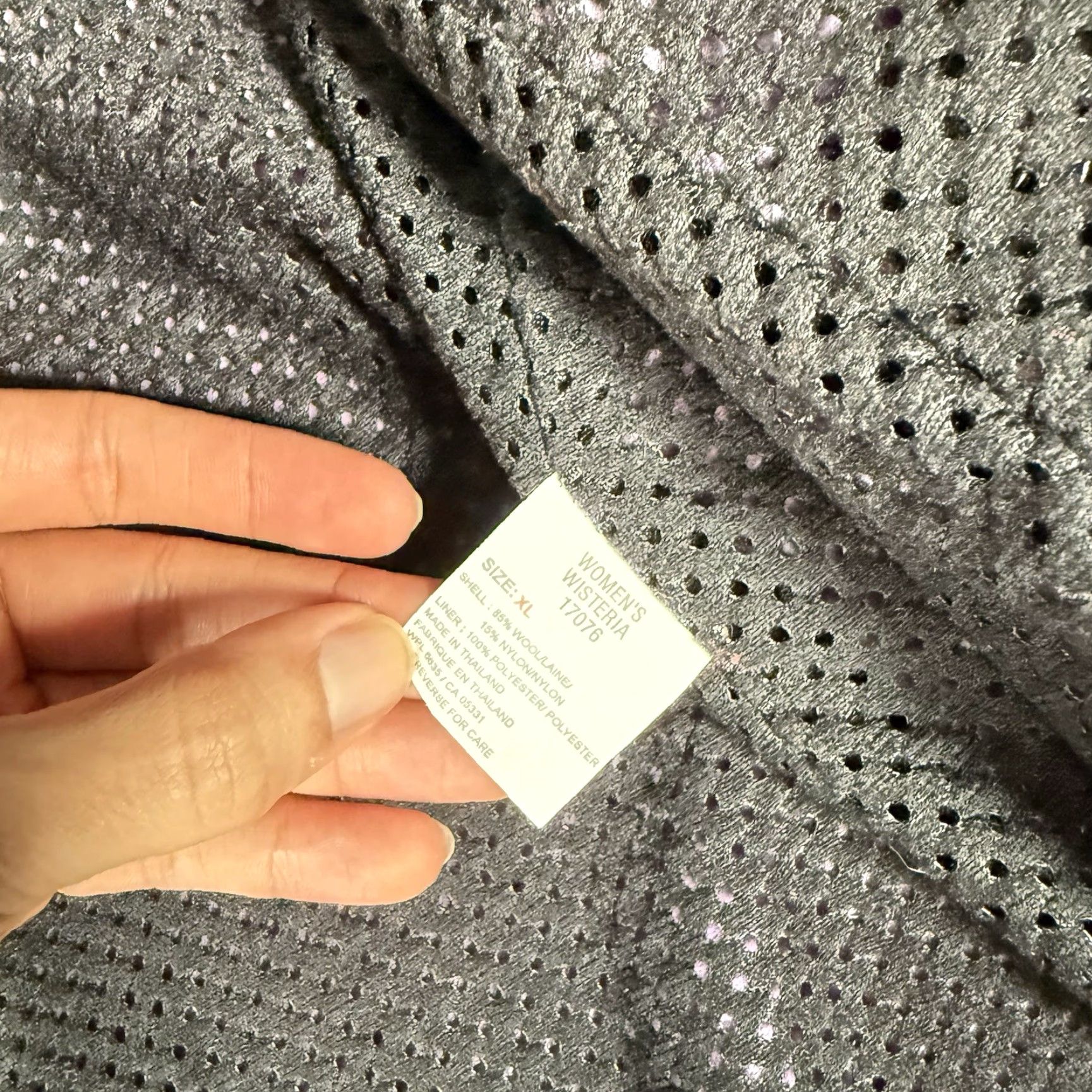 Vintage VINTAGE Woolrich Jacket Womens XL Purple Fleece Full Zip Technowool Size XL / US 12-14 / IT 48-50 - 5 Thumbnail