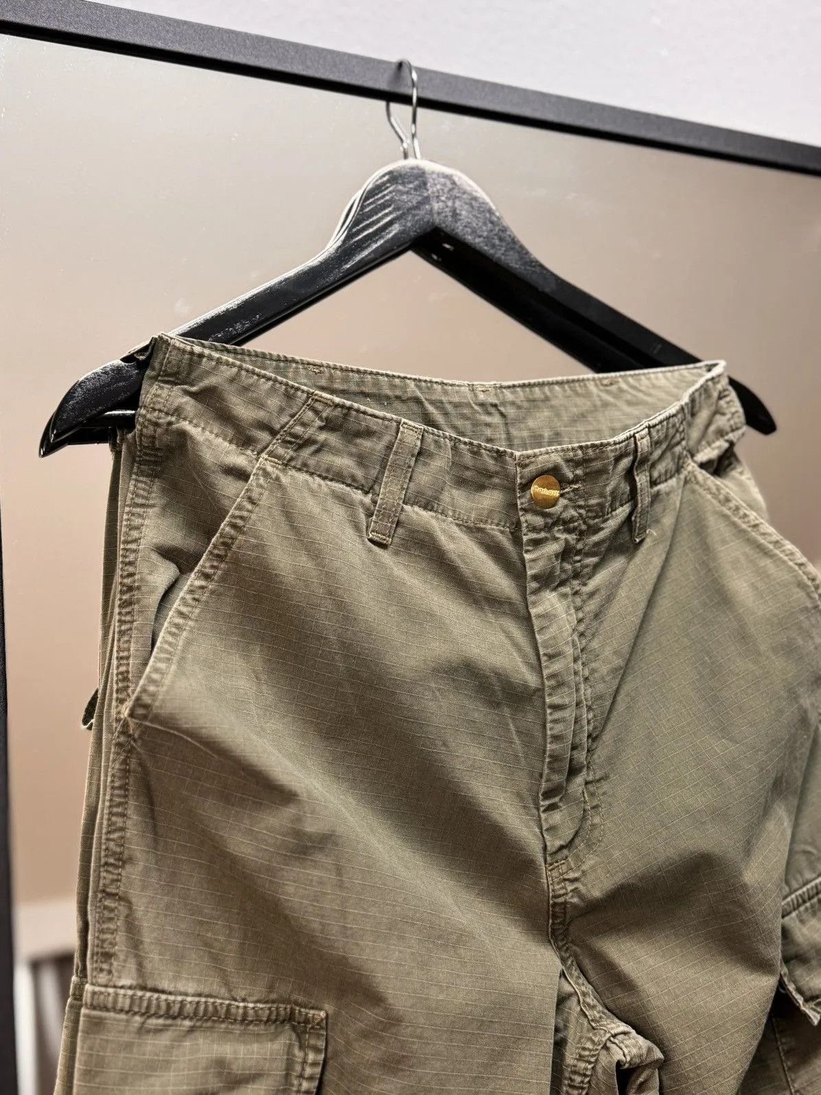 Carhartt Vintage Cargo Pants Double Knee Baggy Y2K Opium SK8 BONTAGE Size US 31 - 7 Thumbnail