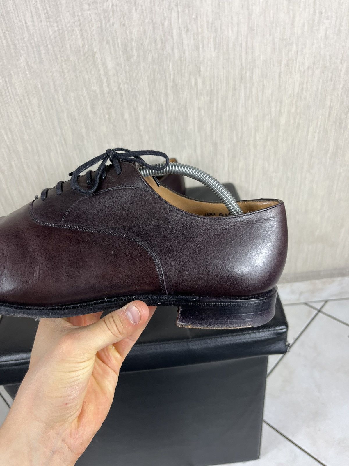 Church's Church’s Kentford classic leather shoes burgundy shade Size US 10 / EU 43 - 16 Thumbnail