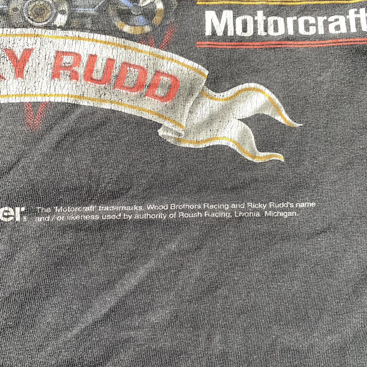 West Coast Choppers Thrashed Faded Faded Y2K Ricky Rudd Motorcraft Tee Size US M / EU 48-50 / 2 - 6 Thumbnail