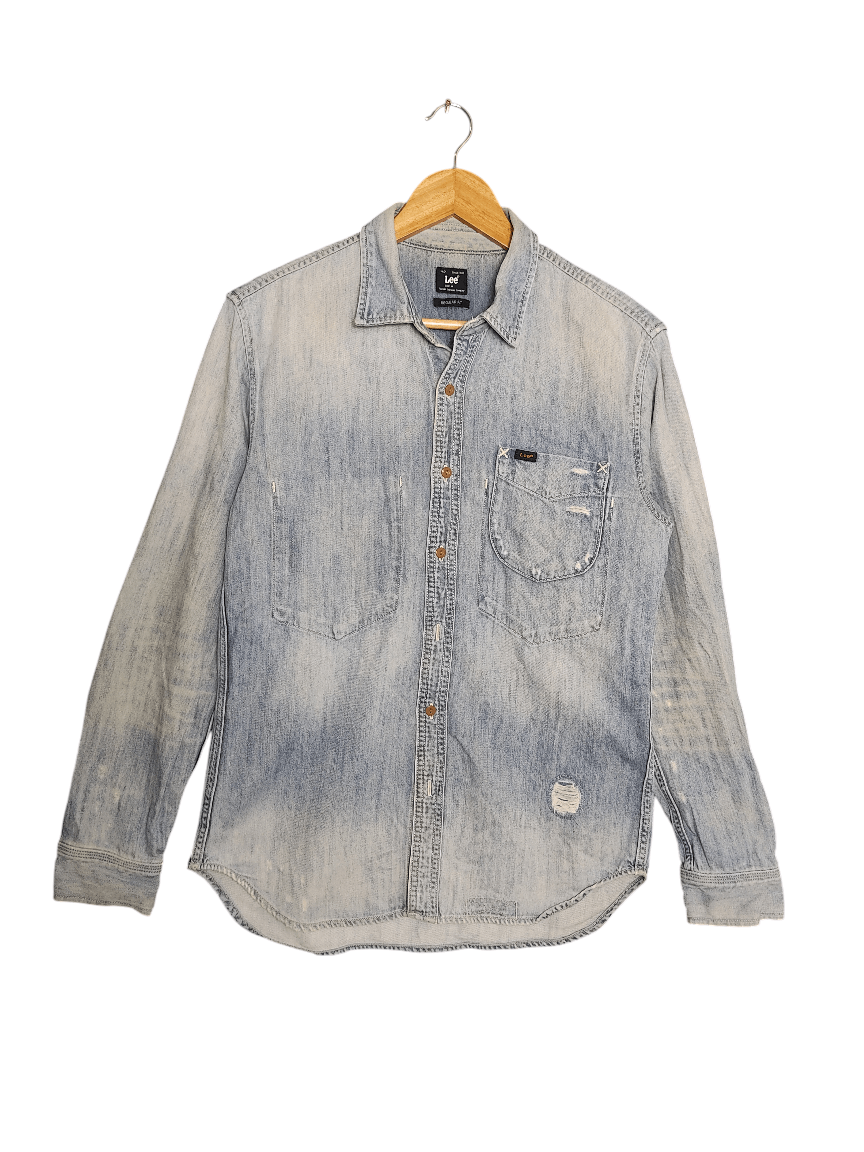 Lee Vintage Lee Denim Button Up Size US M / EU 48-50 / 2 - 1 Thumbnail