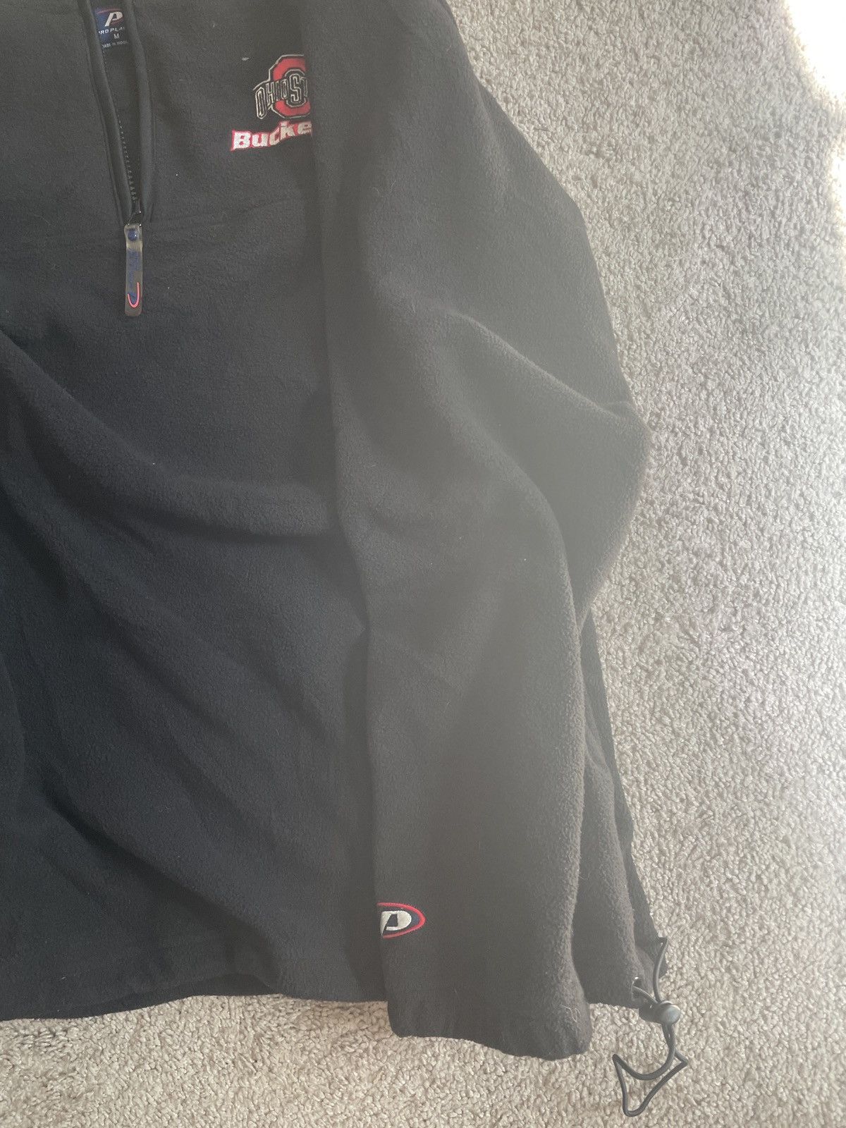 Pro Player Ohio State Buckeyes 1/4 Zip Fleece Pullover – NCAA Team Gear Size US L / EU 52-54 / 3 - 4 Thumbnail