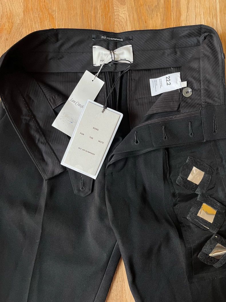 Song For The Mute Song For The Mute black wool casual pant Size US 30 / EU 46 - 7 Thumbnail
