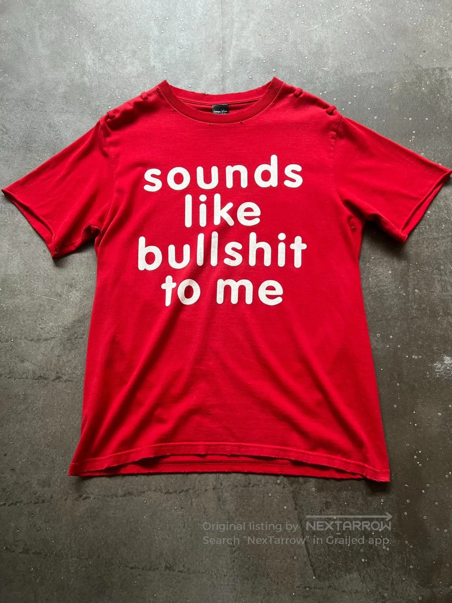Number (N)ine red graphic slogan t-shirt. Size US M / EU 48-50 / 2 - 1 Thumbnail